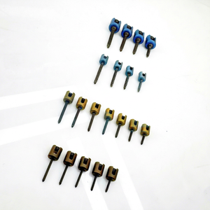 Sistema de Fijación de Tornillos Pediculares Espinales, Tornillos Monoaxiales y Poliaxiales de Titanio, Juego Completo, Aprobado por CE e ISO, Manual, Reutilizable - Product Image 1