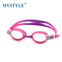 Lunettes de natation pour enfants de 4 à 14 ans, anti-buée, protection UV, sangle en silicone, lentilles en PC, étanches, lunettes de natation junior