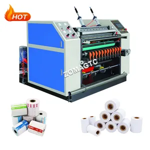 Dual Axis ATM Receipt Paper Slitting Machine/Thermal Paper Roll Slitter Rewinder