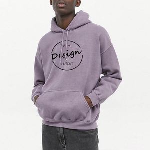 Manufacture High Quality Pullover Long Sleeve French Terry Streetwear Outdoor Casual Screen Print Blank <b>Thick</b> <b>Hoodie</b> for <b>Men</b> - Product Image 5