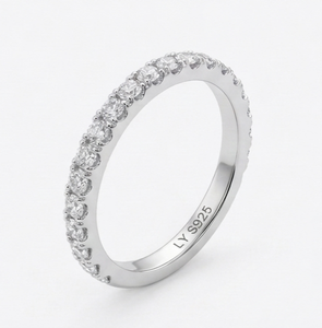 Anillo de Compromiso de Plata 925 con Halo de Circonitas Cúbicas en Forma de Pera, Joyería de Boda para Mujer - Product Image 4