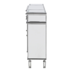 Cross-border Nordic mirrored <b>storage</b> cabinet, light luxury <b>sideboard</b>, living room multi-functional chest of drawers, <b>storage</b> - Product Image 3