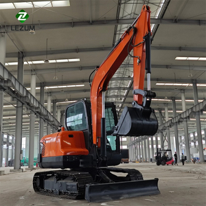Kostenloser Versand Chinesischer Kleiner Bagger 6 Tonnen 6,5 Tonnen Raupenbagger Hydraulischer Minibagger zum Verkauf - Product Image 6