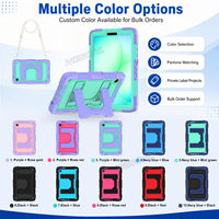 Étui en silicone et PC avec support et sangle d'épaule pour Samsung Tab A11 8.7 2025 X110 X115 X117 A9 8.7 X115N OEM ODM