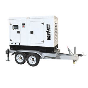 Générateur diesel silencieux pour remorque mobile, moteur Cummins 20kw/25kva 40kw/50kva 80kw/100kva - Product Image 1