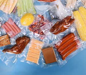 Wholesale Custom Plastic Vacuum Sealer Bags with Embossed Texture Gravure Printing for Food Packaging Vacuum Roll - Product Image 1