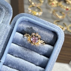 Bán buôn phụ nữ của Zircon Oxit Nhẫn, hình học Đá kim loại dát Nhẫn, đồ trang sức, màu sắc hỗn hợp Zircon pha lê Nhẫn - Product Image 6