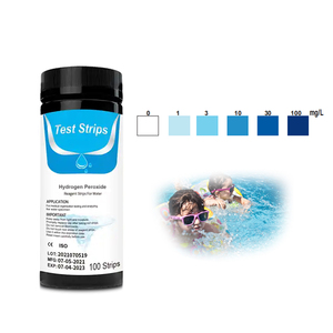 Bandelettes de test d'<span class=keywords><strong>eau</strong></span> sans <span class=keywords><strong>chlore</strong></span> OPA pour usage domestique, OEM ODM, 100 bandelettes, peroxyde d'hydrogène H2O2 0-100 ppm - Product Image 3