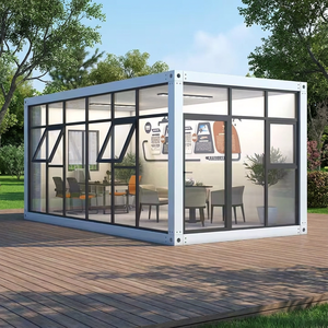 Casa Contenedor de Vidrio Prefabricada de Alta Calidad, Modular, de Instalación Rápida, para Oficina, Almacén, Escuela, <span class=keywords><strong>Espacio</strong></span> de Vida al Aire Libre - Product Image 1