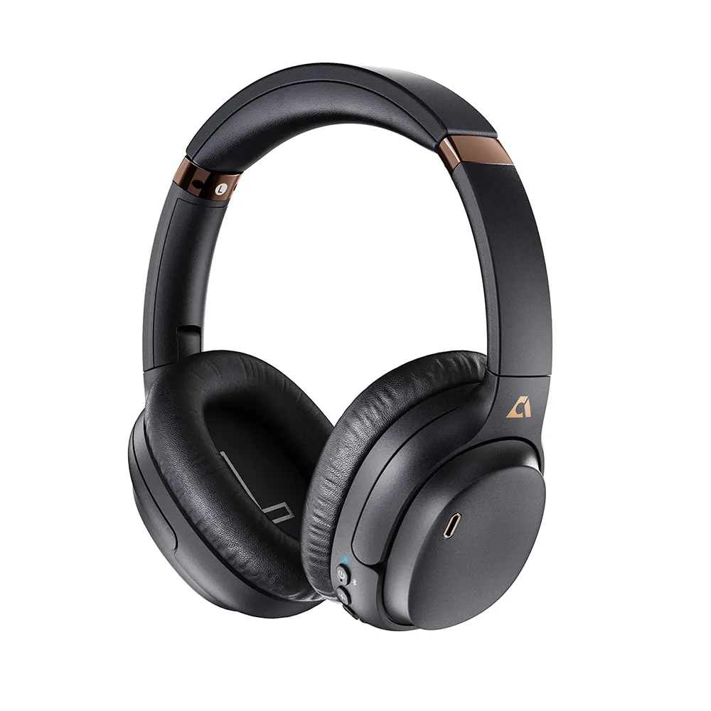 1Mii E600Pro Hybrid Active Noise Cancelling Headphones with aptX LL & HD, Over-Ear Bluetooth Headphones Wireless with CVC8.0 Mic