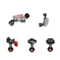 Adaptateur à rotule de 20mm pince NATO pour appareil photo reflex numérique, support pour moniteur, support de lumière, support pour téléphone