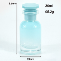 Flacon de parfum en verre coloré de 30 ml, style macaron, Botol Kaca Minyak Wangi