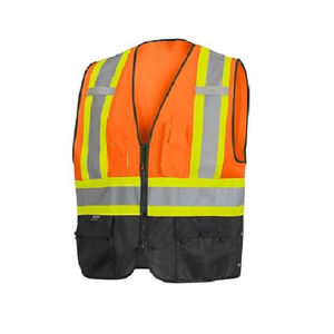 Chaleco DE TRABAJO personalizable de alta calidad para hombre Color de contraste sólido Uniformes de precio de fábrica de Bangladesh de la mejor calidad - Product Image 3