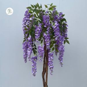 Venta directa <span class=keywords><strong>de</strong></span> fábrica <span class=keywords><strong>Planta</strong></span> <span class=keywords><strong>de</strong></span> glicinia <span class=keywords><strong>de</strong></span> alta calidad Árbol artificial al aire libre <span class=keywords><strong>Planta</strong></span> verde artificial <span class=keywords><strong>de</strong></span> plástico verde para cumpleaños - Product Image 5
