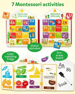 <span class=keywords><strong>Libro</strong></span> delle Attività Montessori per Bambini, Tavola Sensoriale per Sviluppo Motricità Fine, Giocattolo Educativo Prescolare per Viaggi in Auto - Product Image 2