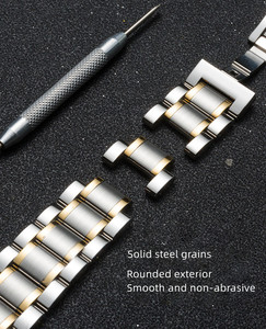 Cinturino per Smartwatch in Acciaio Inossidabile a 5 Maglie, Lusso, da Donna e Uomo, 16mm 18mm 20mm 22mm - Product Image 4