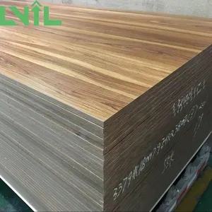 LVIL 18mm melamine का सामना करना पड़ा mdf बोर्ड 1220x2440mm chipboard आकार काटा जा सकता है