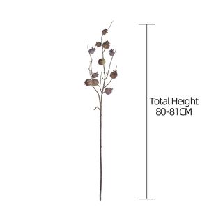 CL34003 Rama de <span class=keywords><strong>Granada</strong></span> artificial plantas verdes ramita selecciones para decoración del hogar Oficina boda tienda ventana Props - Product Image 6
