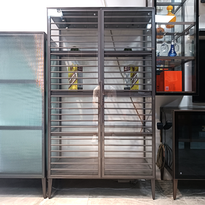 Exhibición de reloj de aluminio de exposición de diseño Simple, escaparate de sala de estar, gabinete de cristal ligero usado, exhibición de Perfume, escaparates de joyería - Product Image 4