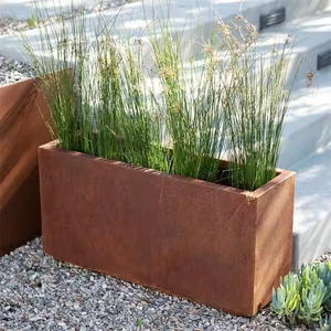 Jardinière décorative d'extérieur en métal, taille personnalisable - Product Image 5