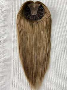 Topper per diradare i capelli leggeri traspiranti dall'aspetto naturale aggiungere spessore e volume extension per capelli umani - Product Image 2