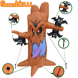 6FT ngoài trời ma ám sân trang trí Halloween Inflatable ma cây với đèn LED & bí ngô trang trí nội thất sân ngoài trời trang trí - Product Image 6