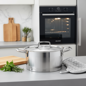 หม้ออบสเตนเลสสตีลขนาดใหญ่ KARL KRGER Roasting Pot Crete ใช้กับเตาอบได้ - Product Image 3