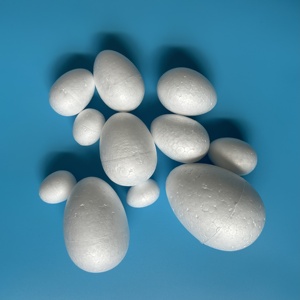 Oeufs solides en mousse <span class=keywords><strong>de</strong></span> polystyrène d'approvisionnement direct d'usine pour les décorations <span class=keywords><strong>de</strong></span> fête d'oeufs colorés <span class=keywords><strong>de</strong></span> bricolage <span class=keywords><strong>de</strong></span> peinture à la main pour enfants <span class=keywords><strong>de</strong></span> Pâques - Product Image 1