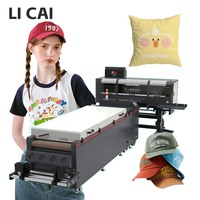 Impresora de Transferencia DTF LC-C606 de 650 mm Automática para I3200 de 6 Cabezales, Alta Velocidad, 30 m²/h, CMYK+W, Colores Vibrantes y Ricos