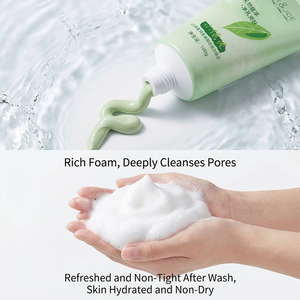 Limpiador Facial de Arcilla con Clorofil, Aminoácidos, Ácido Hialurónico y Vitamina C para Control de Grasa, Limpieza Profunda de Poros y Puntos Negros - Product Image 4