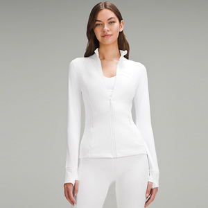 เสื้อโยคะเลมอน ชุดออกกำลังกายแขนยาว ชุดโยคะสำหรับผู้หญิง บอดี้สูทสำหรับพิลาทิส เสื้อวิ่งแขนยาว เสื้อกล้ามผู้หญิง แจ็คเก็ต - Product Image 3