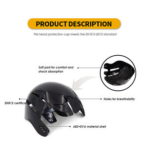 Casco de Seguridad Ligero de ABS y EVA con Certificación EN812, Diseño Transpirable para Protección de la Cabeza - Product Image 3