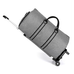 Đóng mở hệ thống xe đẩy may túi du lịch kinh doanh phù hợp với da cuối tuần Túi Xách Túi Duffel với giày Túi - Product Image 1