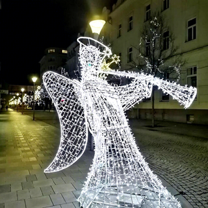 Outdoor LED Angel Motif <b>Light</b> for Christmas Street Hotel Shopping Mall and Festival Landscape Lighting - Product Image 1