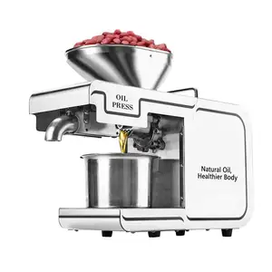 Fabrikgroßhandel Minimoilpresse Kleinhaushalt vollautomatische Kaltpresse für Leinsamen Olivenöl Erdnüsse