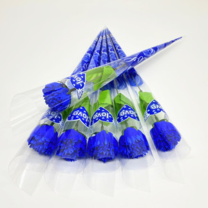 Precio barato, flor artificial de seda de tacto Real, Clavel individual para regalo del Día de la madre, decoración del hogar - Product Image 3
