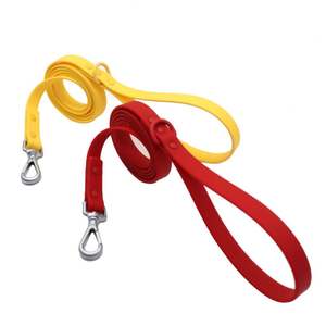 Muker สายรัดเคลือบพีวีซีกันน้ำกลางแจ้งสายจูงสุนัขพิมพ์ลายส่วนบุคคลหลากสี - Product Image 6