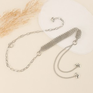 Nouveau coeur de dames de style occidental avec chaîne de ceinture de perles chaîne de taille en métal sexy pour les femmes - Product Image 3