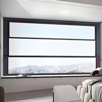 Ventana Elevadora Eléctrica de Seguridad Moderna, Resistente a Roturas, de Aluminio, Vertical, Antirrobo, para Apartamentos en Altura, Balcón Insonorizado