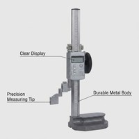 Calibrador Vernier Electrónico Industrial de Alta Precisión con Resolución de 0.01mm para Medición en Metalurgia y Mecanizado