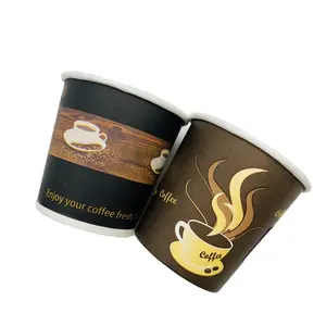 Disposable Food Grade Hot Coffee Paper Cup Paper Glass