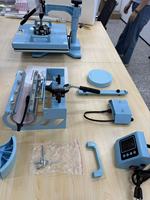 Nouvelle presse à chaud électrique combinée JetColor 8-en-1 pour T-shirts, mugs, tapis de souris et casquettes - Semi-automatique multicolore 220V/110V