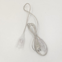 Cordon d'alimentation transparent avec interrupteur 303 pour lampe E14, prise UE, pour lampe de sel de l'Himalaya, 1,8 m