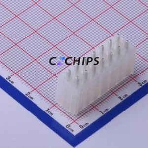 M4202V-2x7P Wire-to-Board Pin Header Through hole Component (THT),P=4.2mm Connector 2x7P 4.2mm Through Hole 14P - Product Image 2