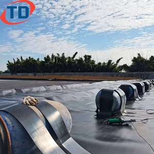 Geomembran für Teiche <span class=keywords><strong>HDPE</strong></span> Geomembran 1,5 <span class=keywords><strong>mm</strong></span> Rollengewicht Geo-Membran Oberirdische Dammabdichtung Unterstützung - Product Image 6
