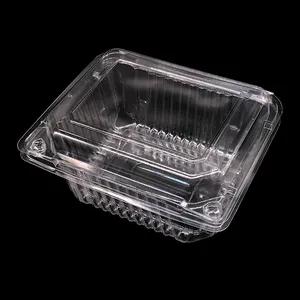 Wholesale Fruit Plastic Clam Shell Boxes Transparent Vegetable Blister Box