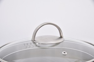 Ensemble de casseroles <span class=keywords><strong>Lechen</strong></span> Modern 8 pièces en acier inoxydable à double fond extra épais, compatible lave-vaisselle, écologique, 16-28 cm - Product Image 3