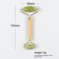 Rouleau de jade et planche Gua Sha transfrontalière pour massage des yeux et du visage – Outil de massage santé de Liaoning