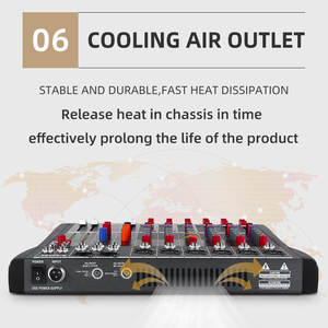 KAIKA CT6-1 Selling Professional Sound <strong>Mixer</strong> Stereo Digital Audio <strong>Music</strong> Karaoke DJ Audio <strong>Mixer</strong>. - Product Image 5