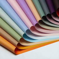 Matériel d'emballage pour bouquets de fleurs, papier spécial recyclable, anti-frisottis, résistant à la graisse, design personnalisé, impression offset